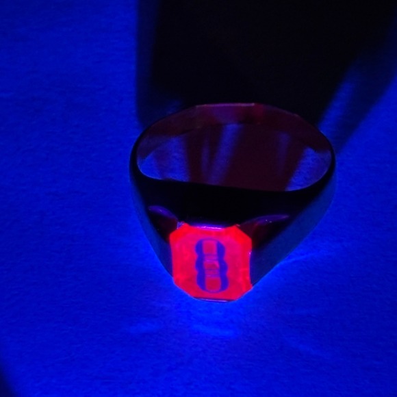 Antique Ostby Barton 10K Gold IOOF Odd Fellows Ring Synthetic Ruby Titanic Era - Picture 8 of 9